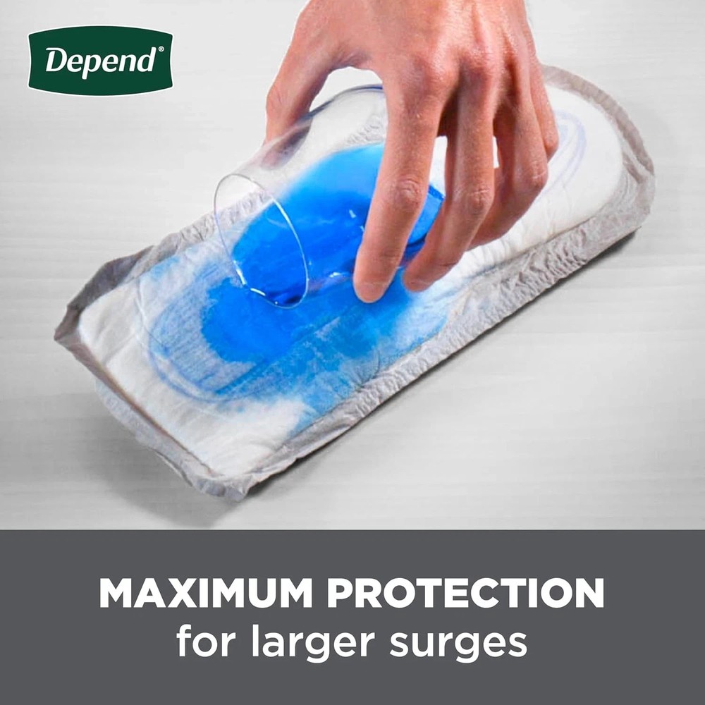 Guards Incontinence Pads for Men, Maximum Absorbency, 52 Count, Packaging May...