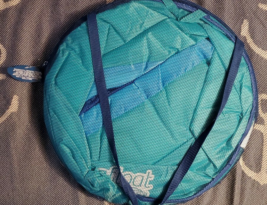 SwimWays Spring Float Recliner HYPER-FLATE VALVE Light Blue SHIPS FAST