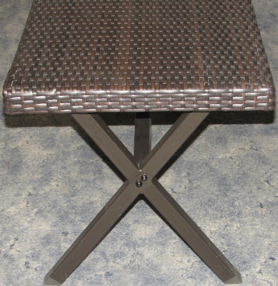 New Wicker Bench KD - Brown
