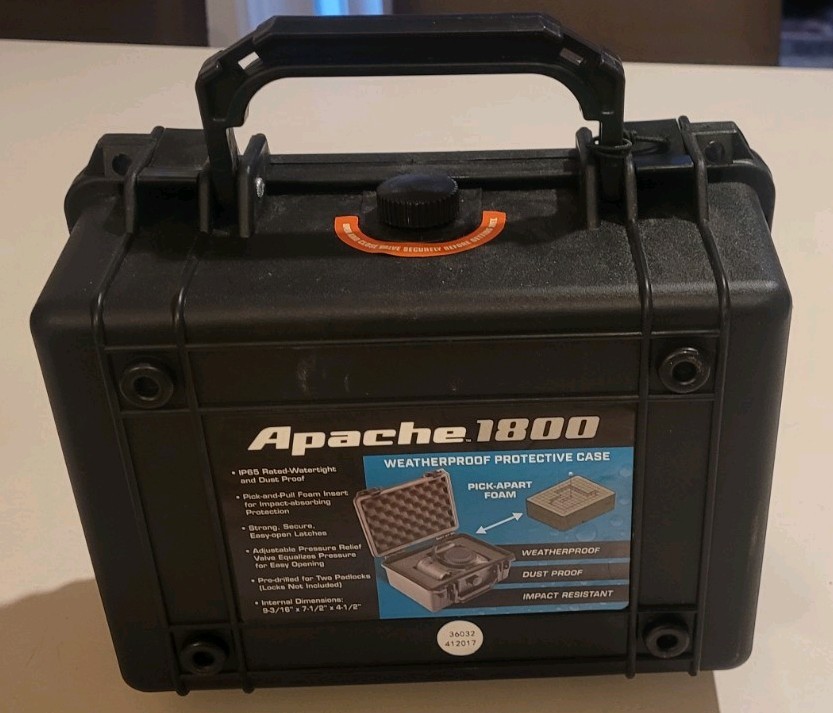 Apache 1800 Weatherproof Protective Hard Case