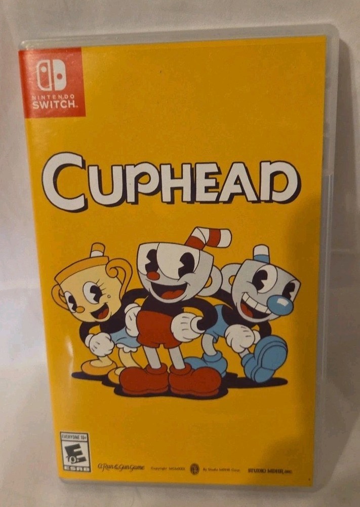 Authentic Box Case ONLY for Nintendo Switch "Cuphead"