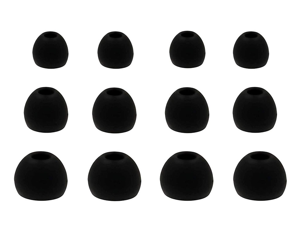 12pcs (B)- S/M/L Replacement Earbuds Eartips Set Compatible with small, B