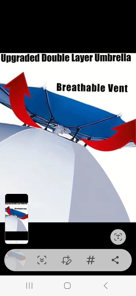 Head umbrella