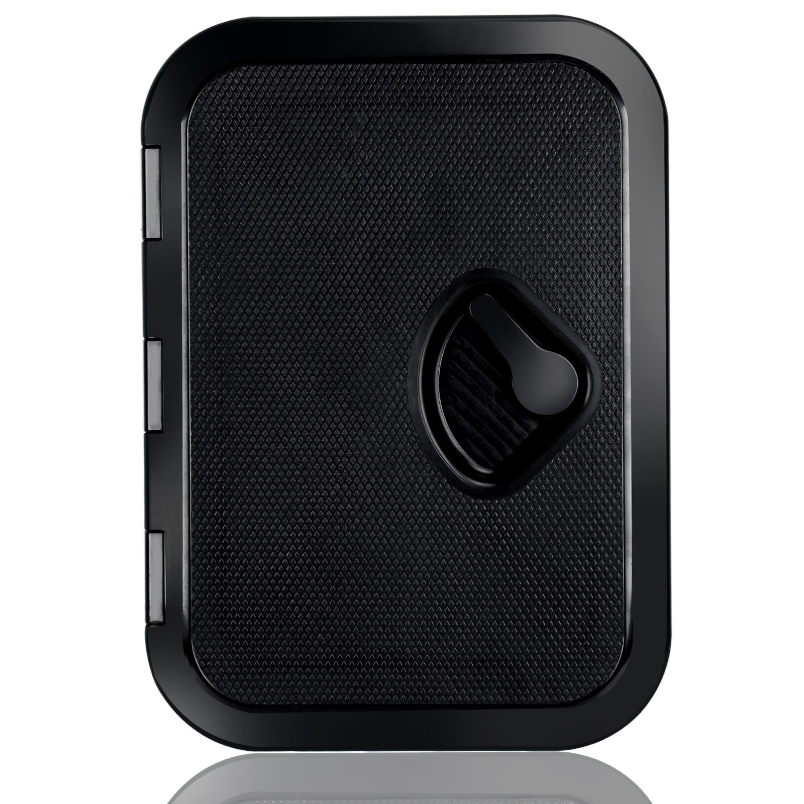 Black Boat Boat Hatch Cover Marine ABS Boat Deck Hatch Lid 15 in With Handle