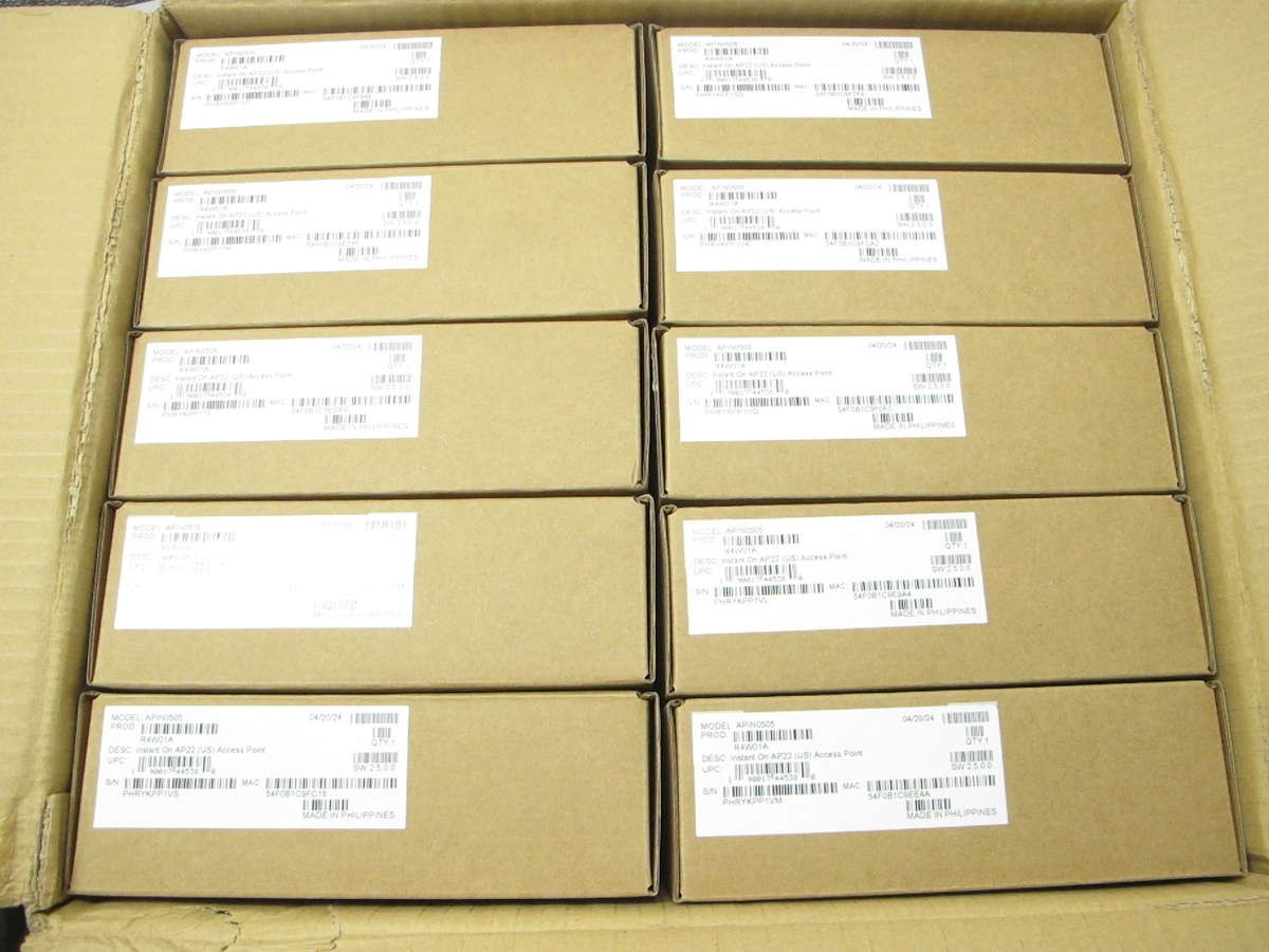 HPE Aruba Instant On Wireless Access Point AP22 2x2 WiFi-6 US Model (R4W01A) NEW