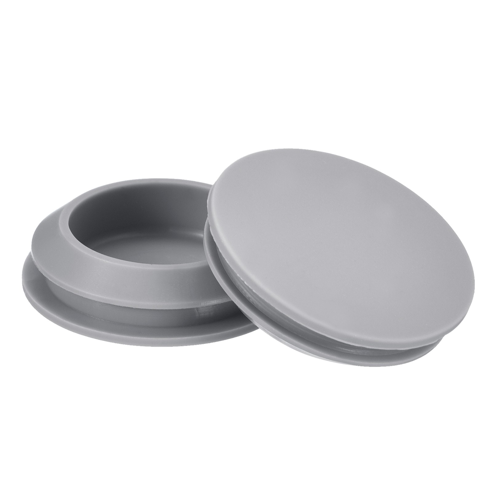 8Pcs Silicone Plugs Rubber Round Hole Plugs for 25-27mm Hole Grey