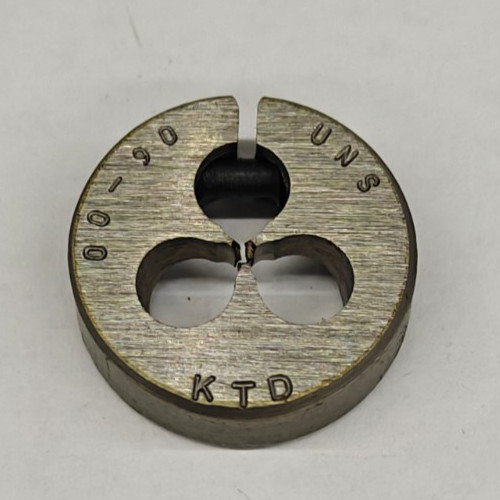 Kromhard 00-90 UNS Round Screw Adjusting Adjustable Die HSS 13/16" OD UK