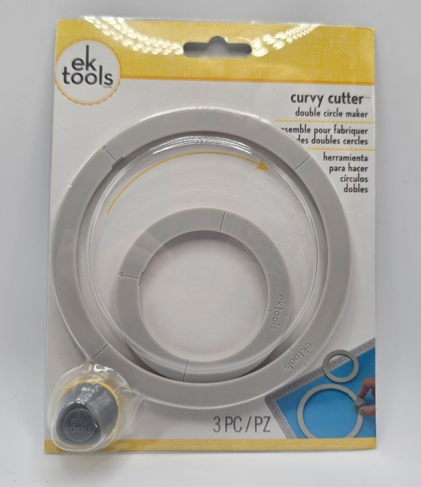 Ek Tools Curvy Cutter Double Circle Maker