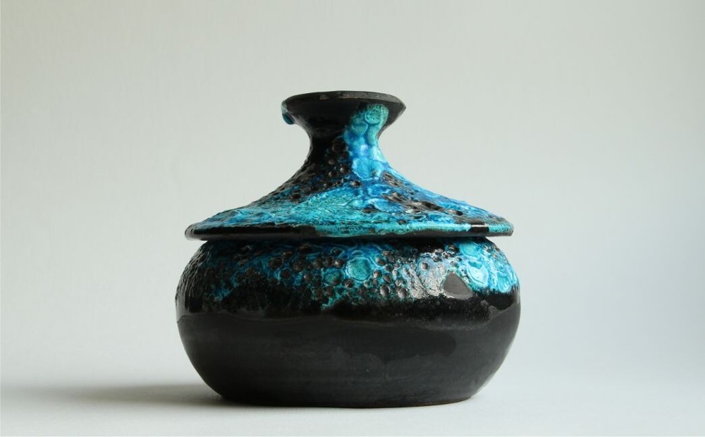 Charles Cart's ceramic sugar pot