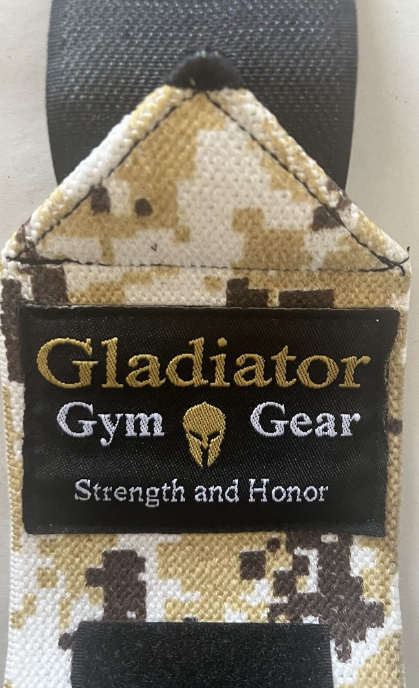Gladiator G3 Lifting Wrist Wraps Camo Pattern (Opened Package)