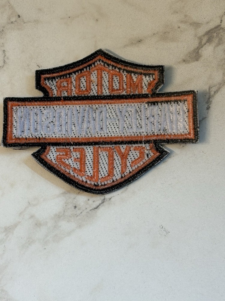 NICE HARLEY-DAVIDSON MOTORCYCLE SHIELD EMBROIDERED VEST/JACKET/VEST/HAT/PATCH 👀