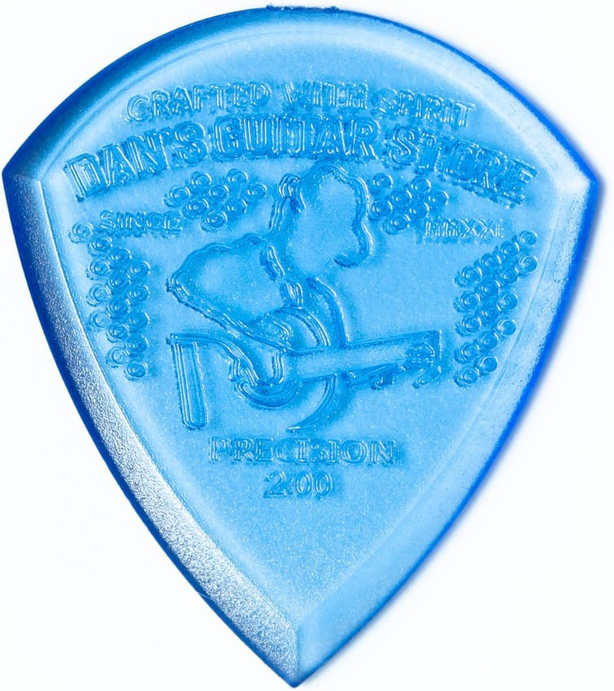 - Premium 2.00Mm Precision Pick - 5-Pack - Extra Heavy Premium Sharp Plectrums f