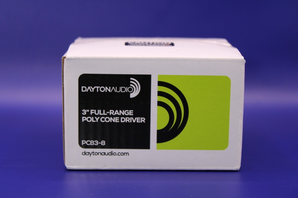 Dayton Audio 3" Full-Range Poly Cone Driver PC83-8 NIB