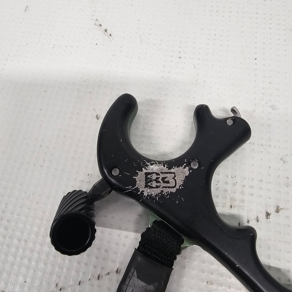B3 Archery Exit IV 4-Finger Button Release - Green/Black