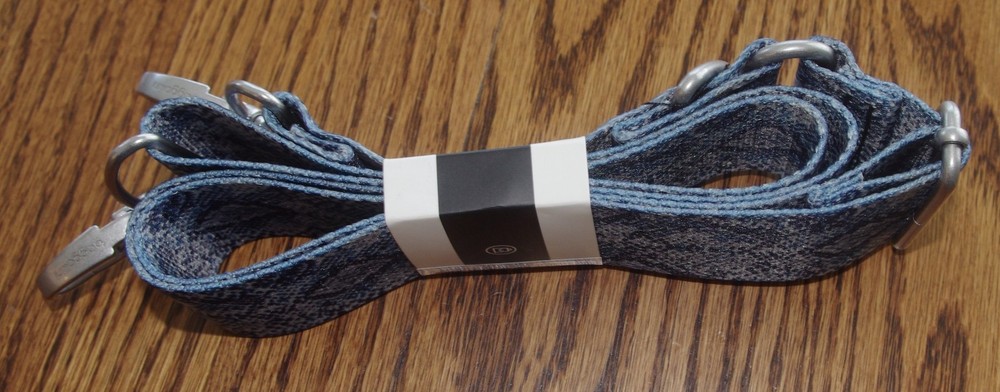 Adjustable Wide Crossbody Strap Replacement for Handbag 2" Guitar "Gray Python"