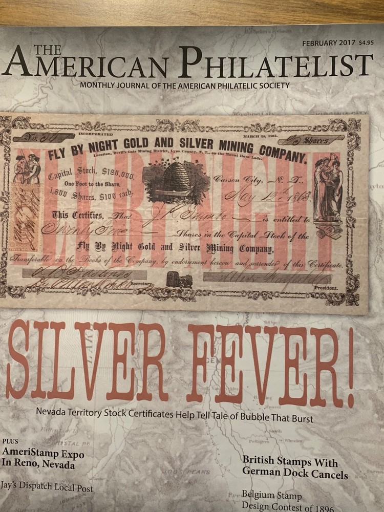 American Philatelist Magazine  2017,  February