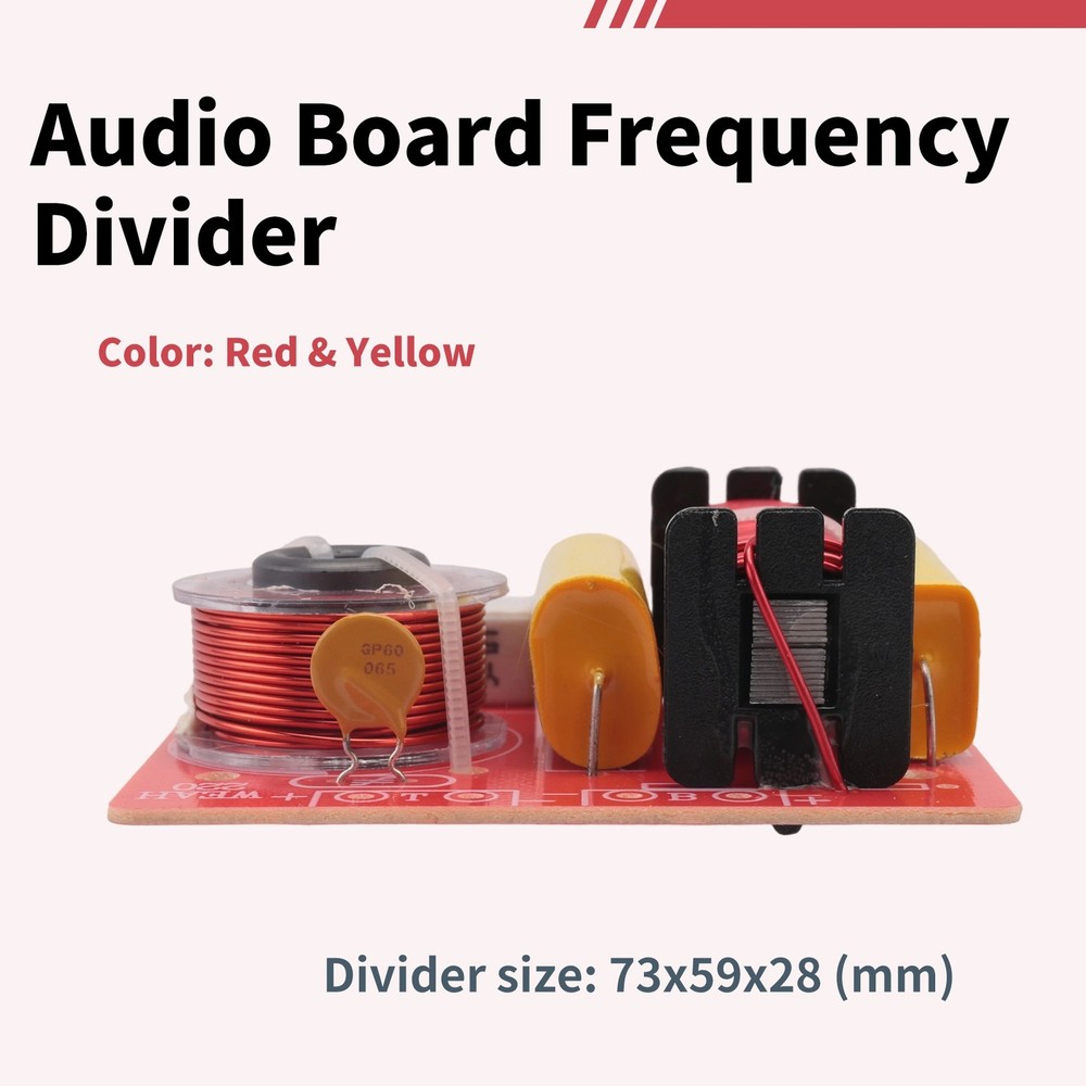 Speaker 2 Way Audio Board Frequency Divider Treble 2 Unit Crossover1985