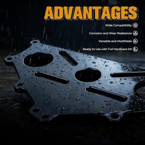 Engine Stand Adapter Plate Compatible with Chevy LS1 LS2 LS3 LS6 Duramax Black