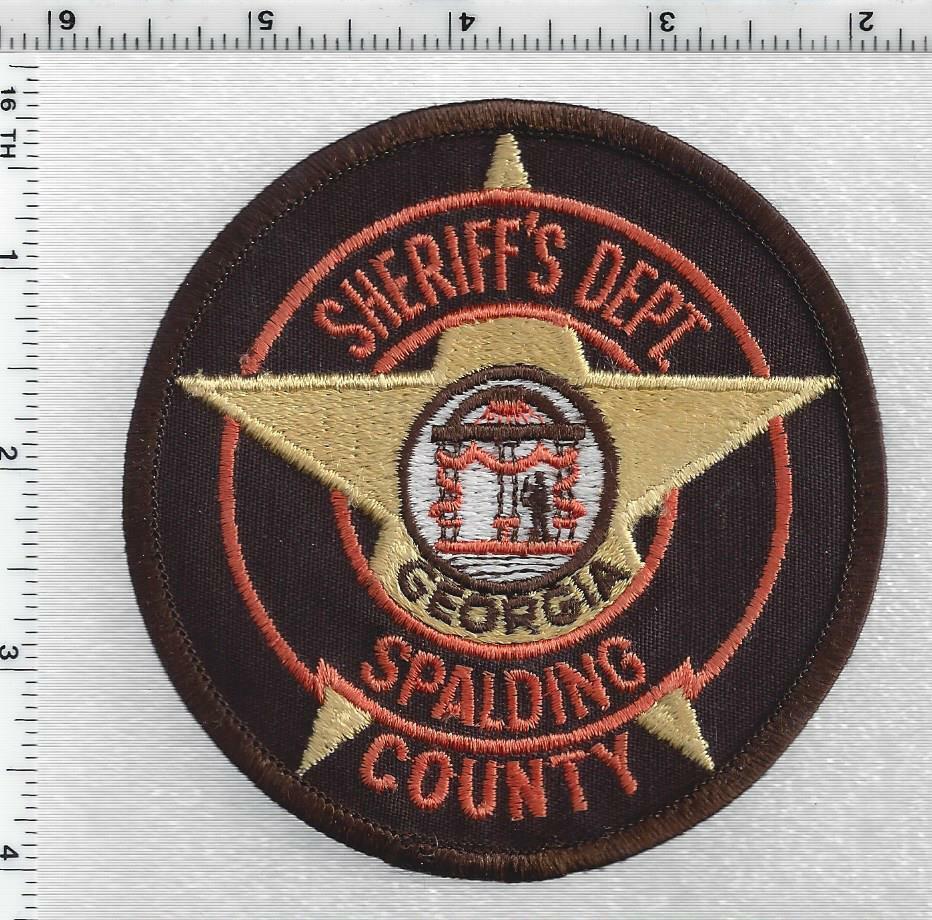 Spalding County Sheriff's Dept. (Georgia) 2nd Issue Shoulder Patch