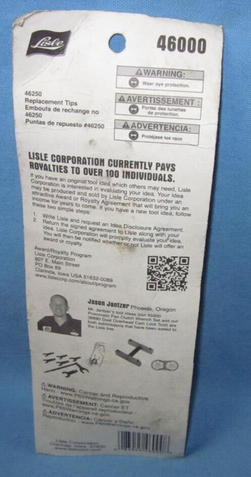 Lisle 46000 ~ Internal-External Snap Ring Pliers