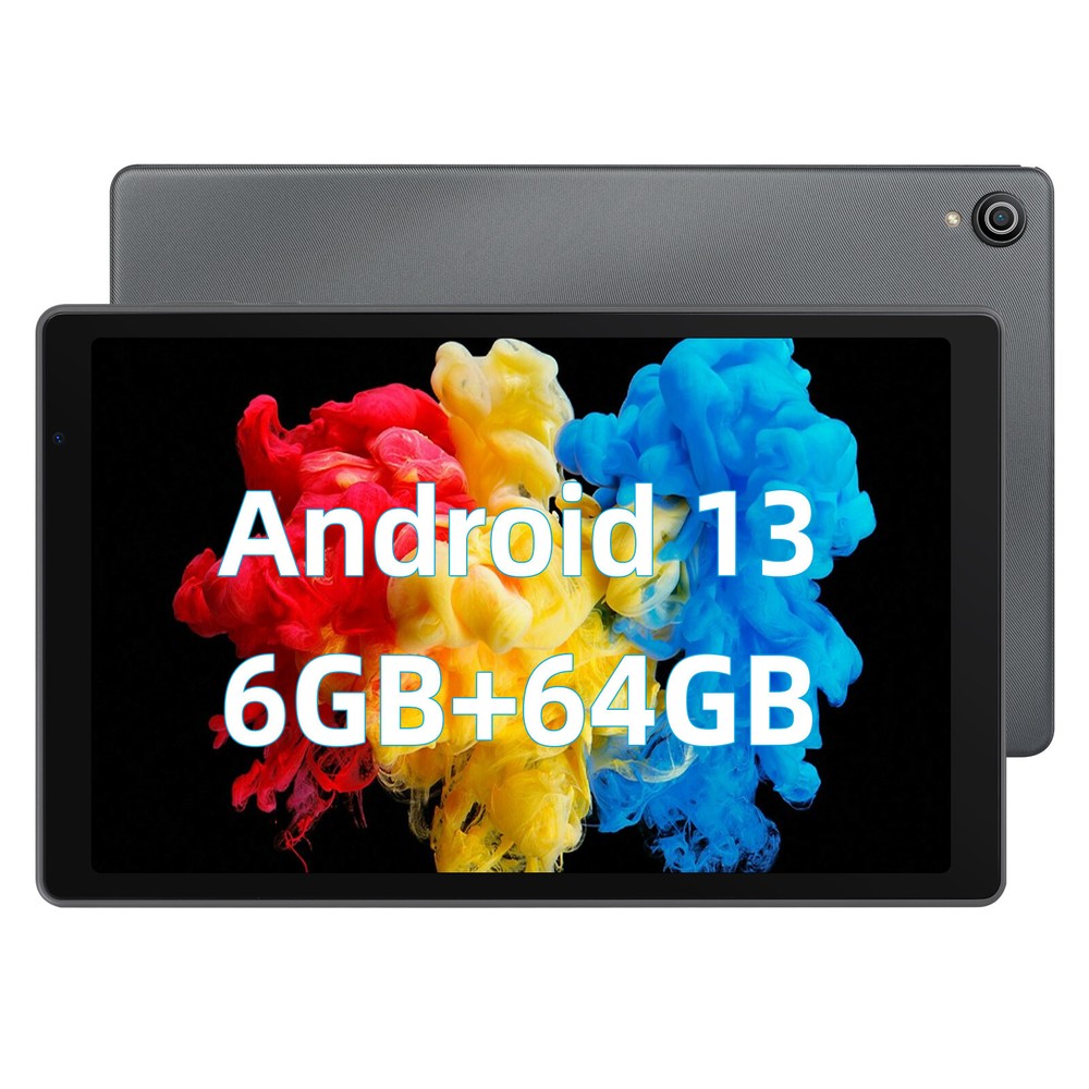 Tablet Octa-Core Android 13 Tablet 6+64GB Dual Camera Bluetooth WIFI Grey