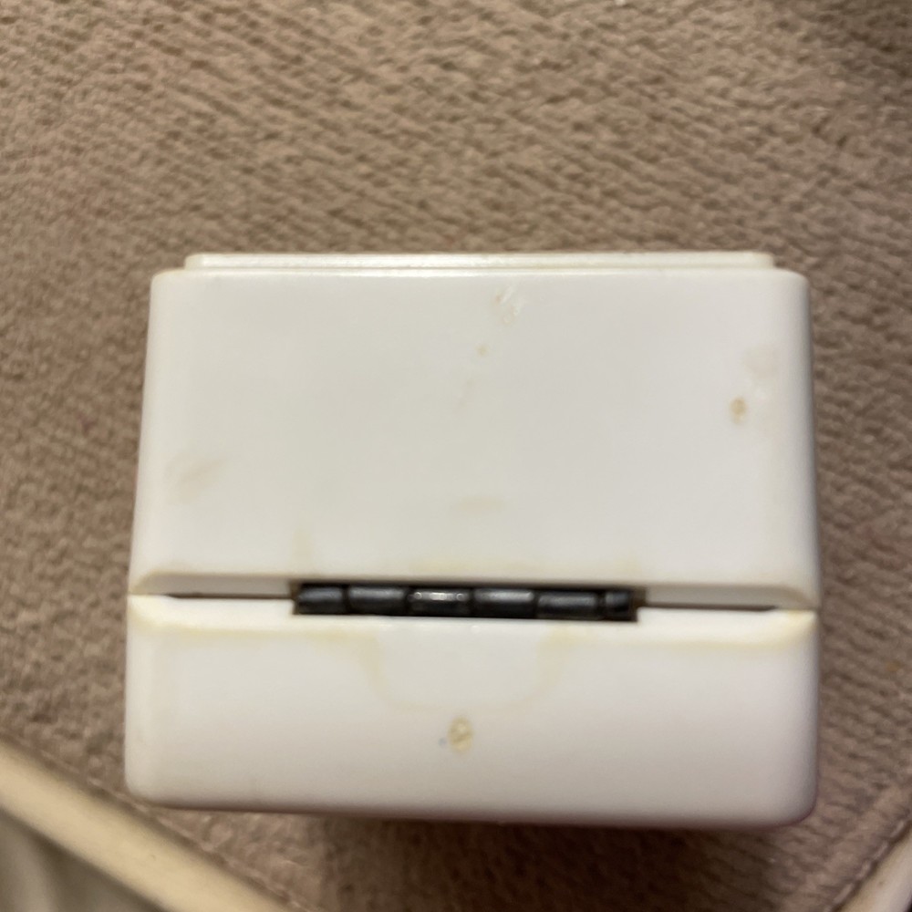 VTG Harmony Bufkor Presentation White Ring Box Hinged made USA