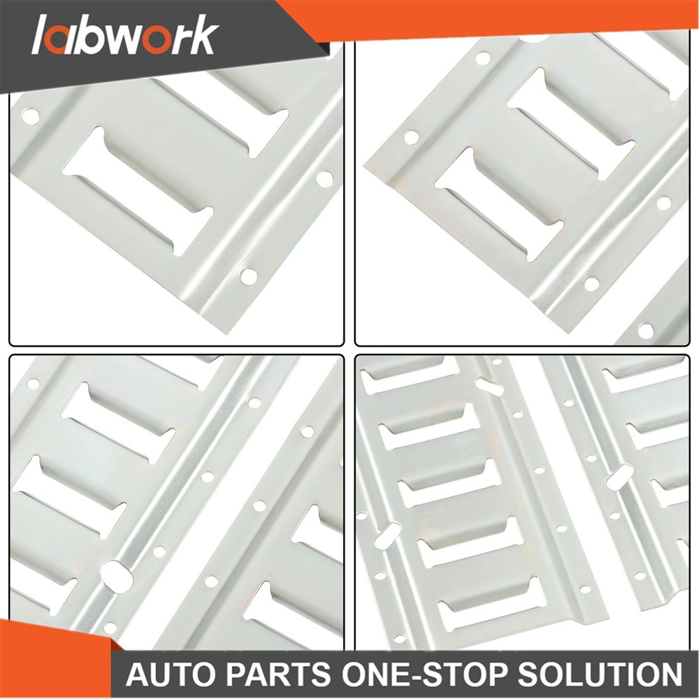 Labwork E Track Tie Down Rail Kit 8× 2' E-Track Bar Rails For Garages Trailers