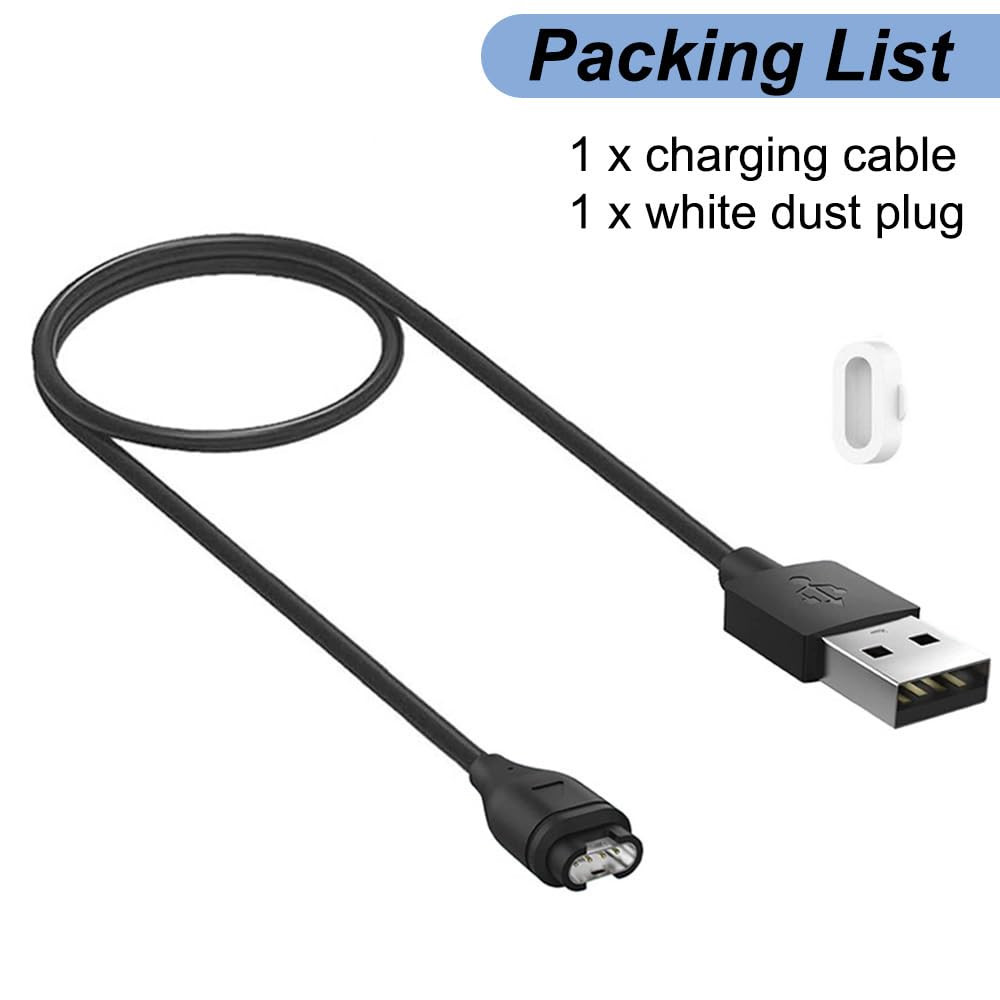 Charger for Garmin Instinct, Instinct 3 2 2S 2X, Replacement Charging Cable U...