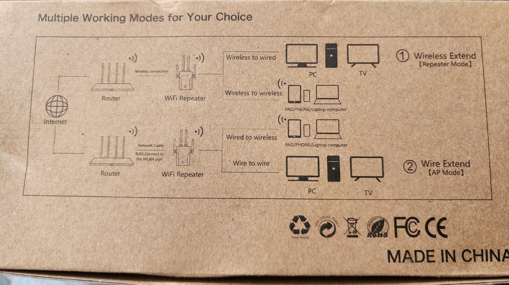 Wifi Extender Alexa Capable 300 MBPS