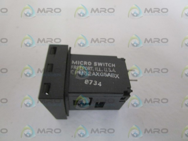 MICRO SWITCH EPM32AXG5ABX PUSHBUTTON SWITCH (WHITE) NSMP