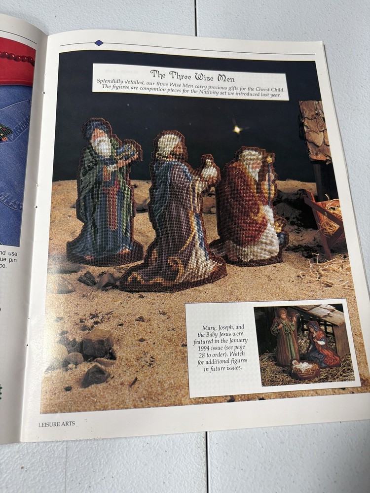 The Three Wise Men Nativity Christmas Plastic Canvas Pattern & More 7 Projects