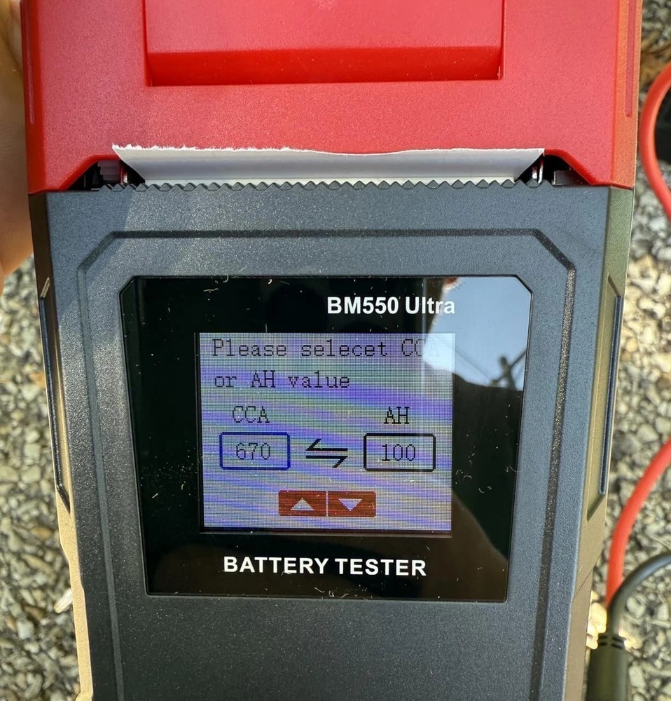 6V 12V 24V Digital Battery Electrical System Analyzer Kit w/ Printer