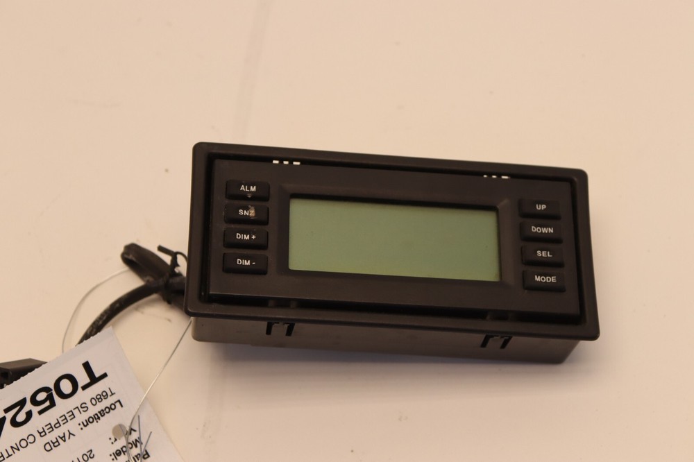 2013-2022 KENWORTH T680 PACCAR SLEEPER CONTROL ALARM CLOCK CONTROL PANEL OEM