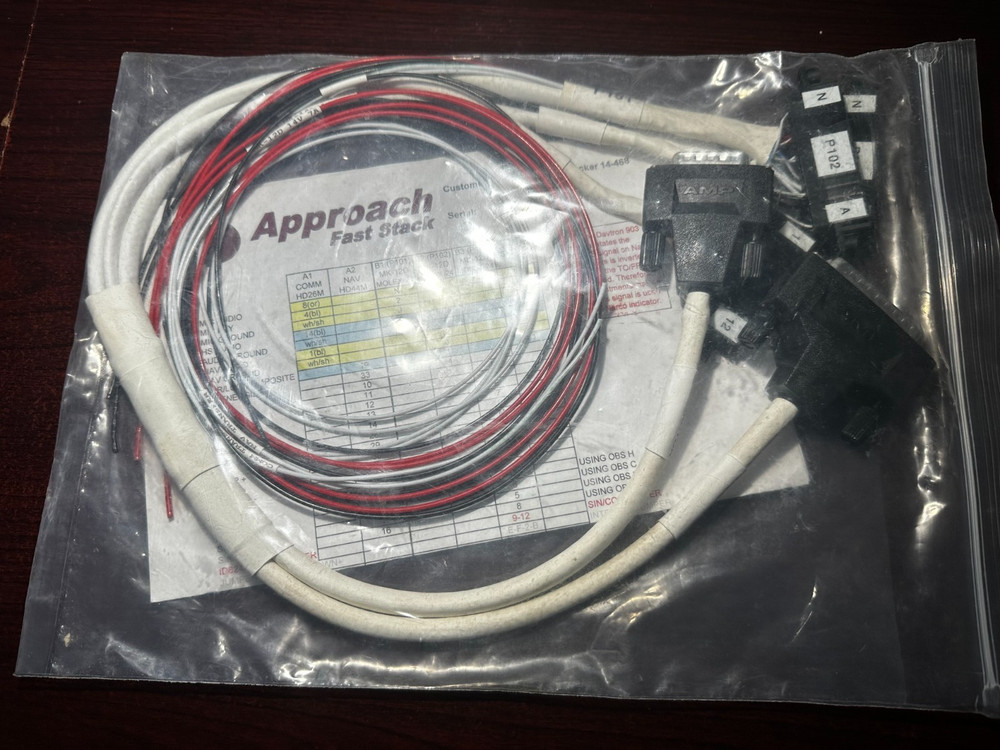 Approach Systems Fast Stack cable harness for Narco MK-12D NEW