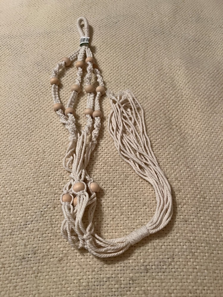 Glass Bowl Hanger Macrame