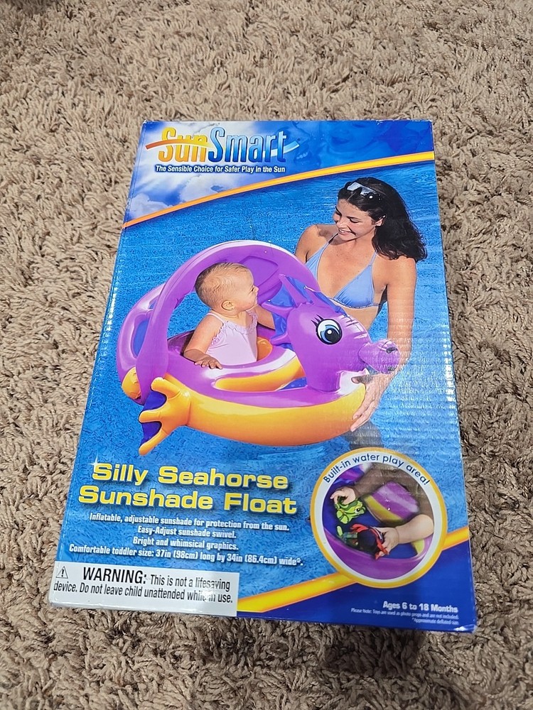 SunSmart Silly Seahorse Sunshade Float Adjustable