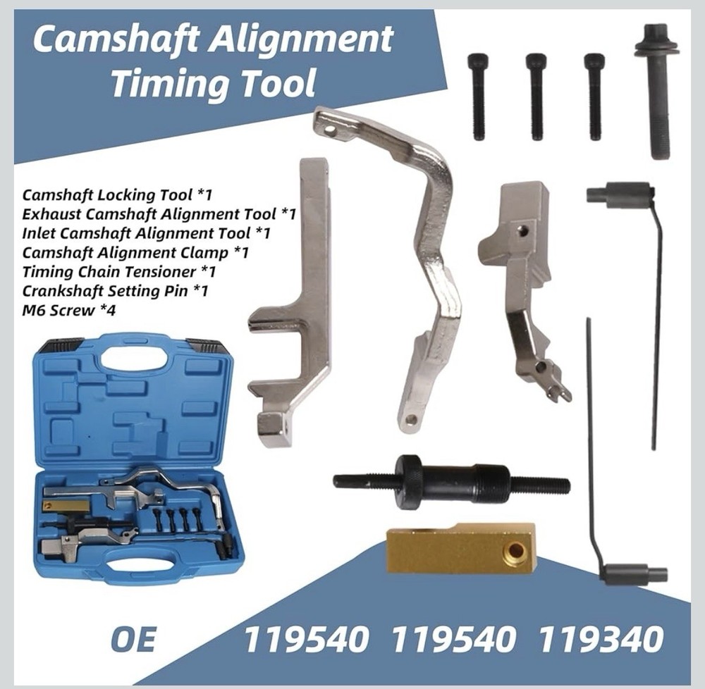 Timing Chain Camshaft Alignment Locking Timing Tool Kit Fit for Mini Cooper