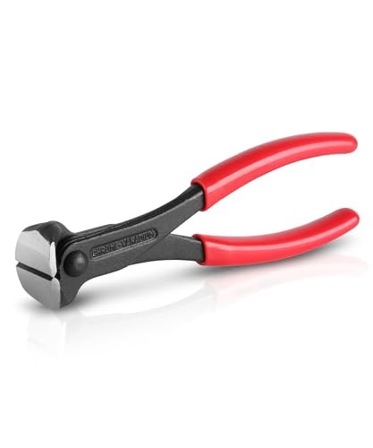 Bates Nail Puller - Cat's Paw Nail Puller & Remover, End Cutting 7", 1 Pack Red