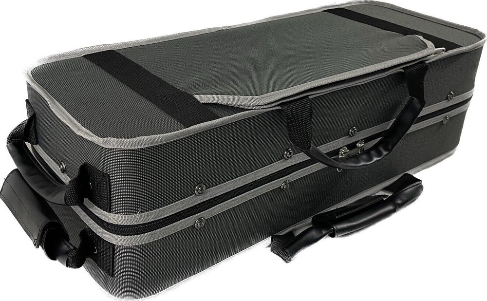 Good Quality Light Weight 4/4 Two/Double Violin wooden Case+ String Set