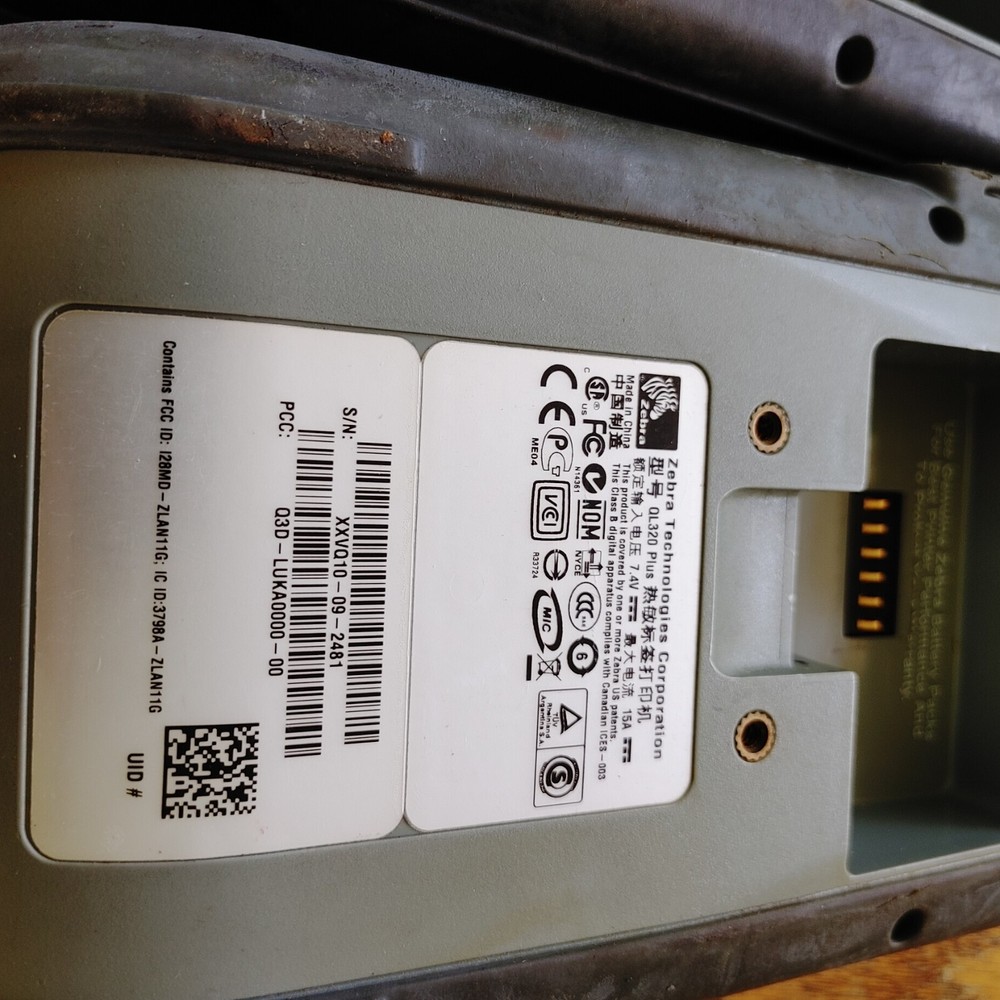 Pair Zebra QL320Plus Label Barcode Printers