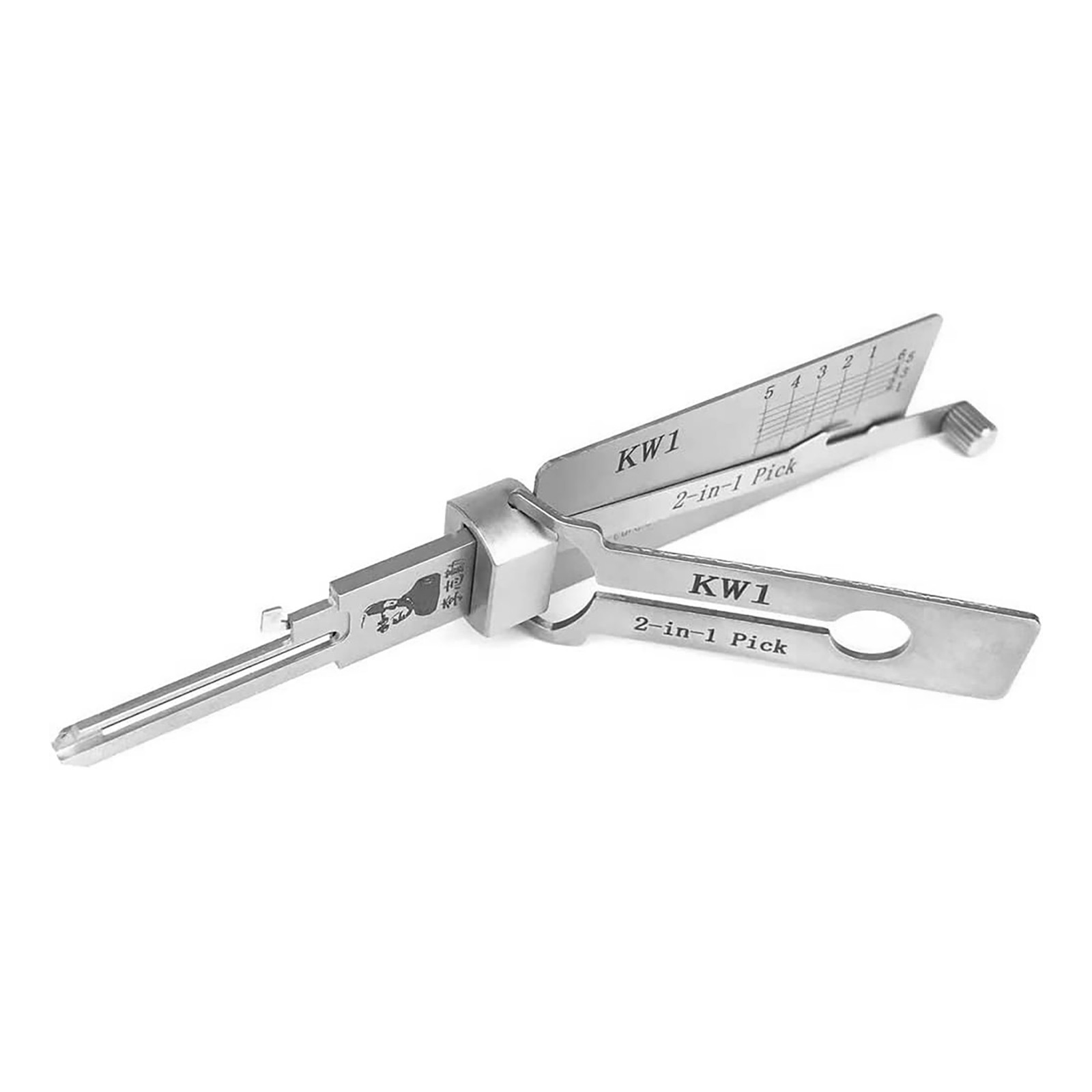 Precision-Hand-Grav-2in1-Pick-Tools 304-Stainless-Steel-Key-Decoder-Model-KW1
