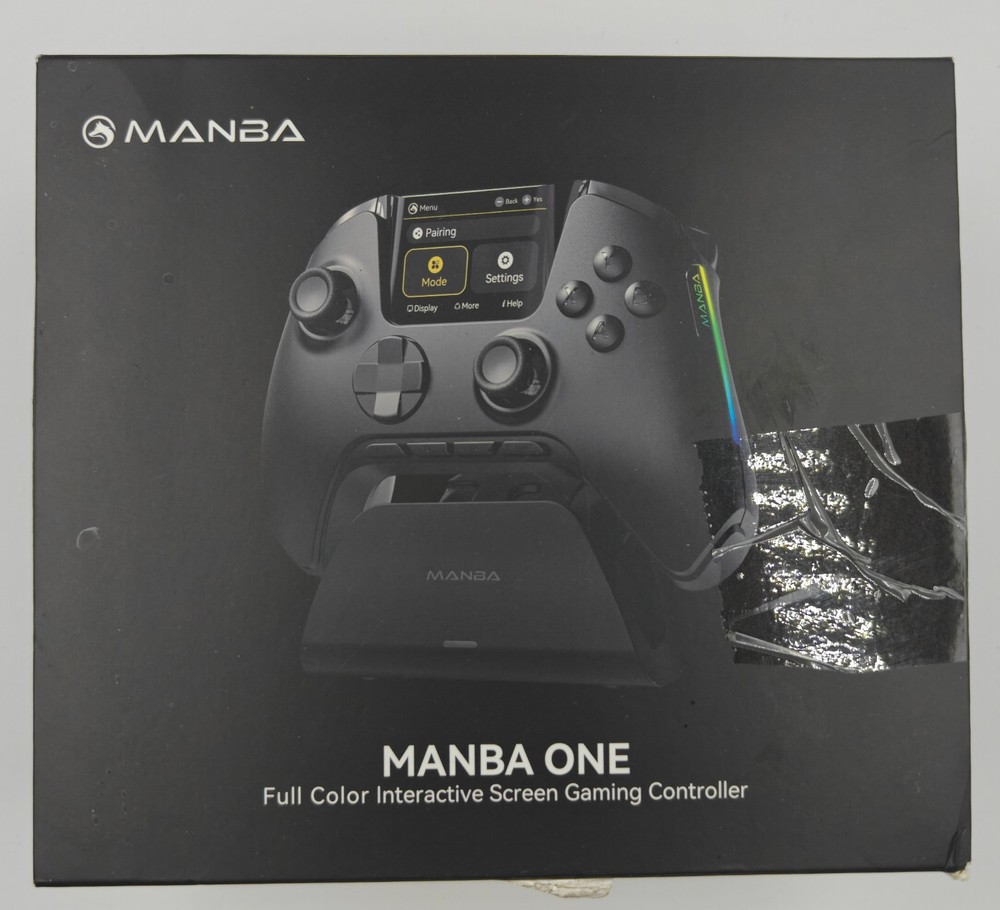 ManbaOne Interactive Screen Wireless Gaming Controller w/Charging Dock