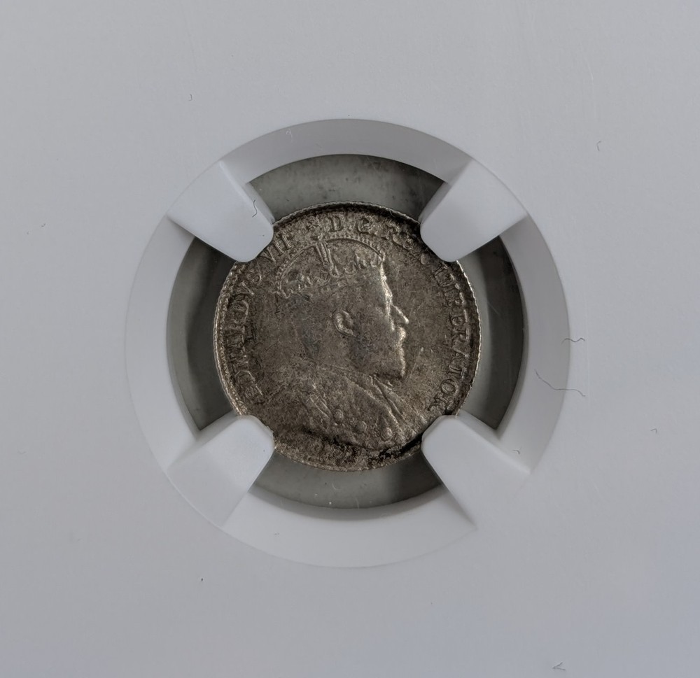 1907 Canada 5 Five Cent Piece NGC Graded MS62