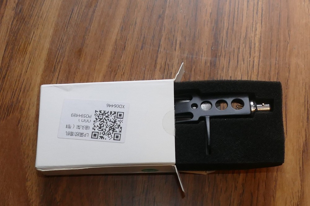 Technics Style Headshell - Metal - Black - NEW NIB