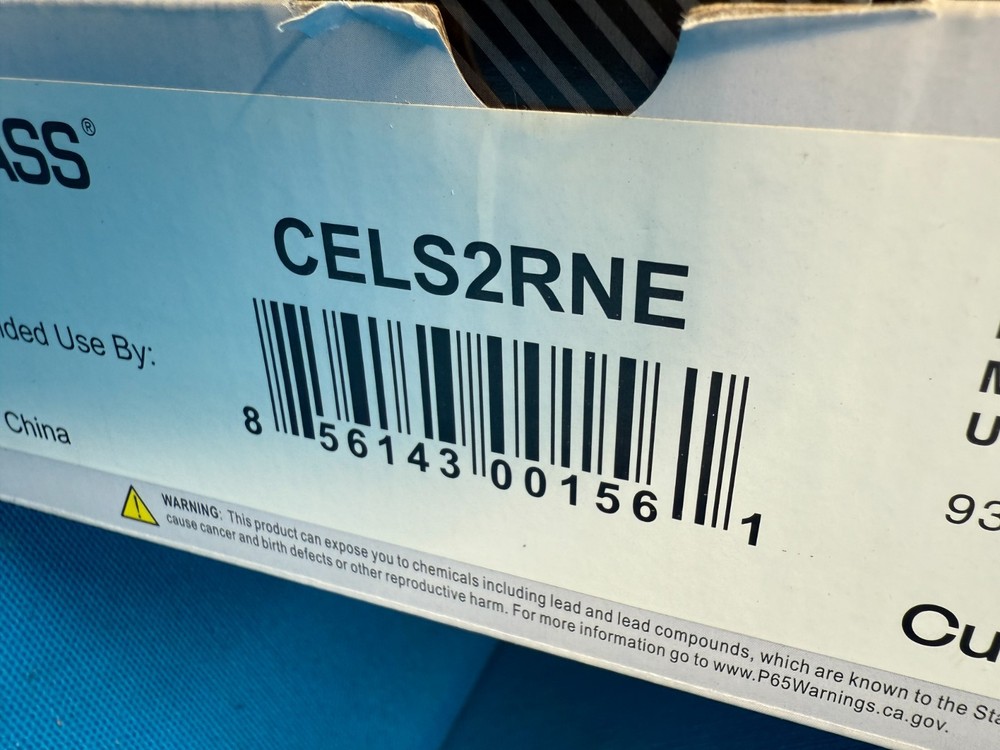 Compass Lighting CELS2RNE CELS-Series Edge-Lit LED Emergency Exit Sign