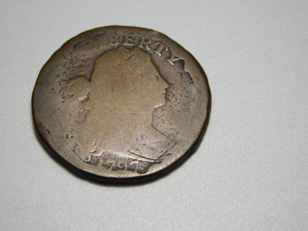 VINTAGE US COINS 1797 DRAPED BUST LARGE CENT
