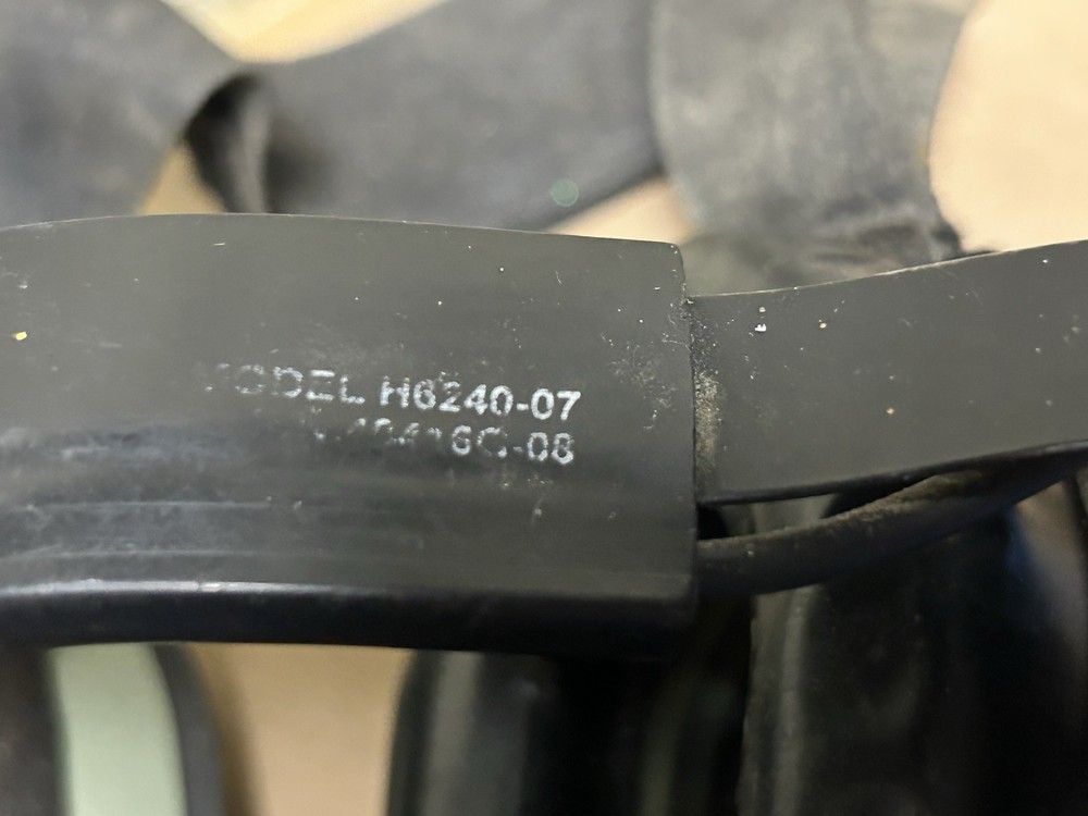 DAVID CLARK MODEL H6240-07 Aviation Pilot Head Headset Untested