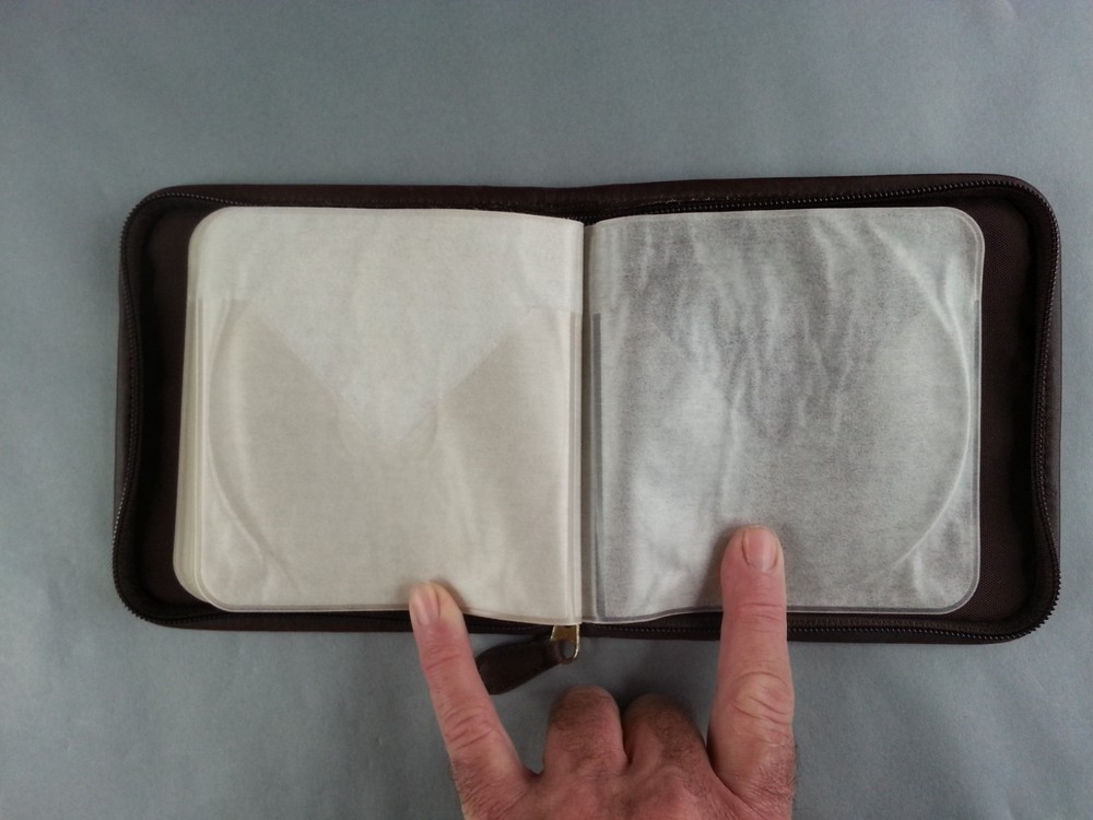 Coach CD DVD Storage Case Holder