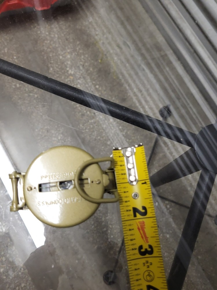 VINTAGE "LIQUID FILLED" LENSATIC COMPASS