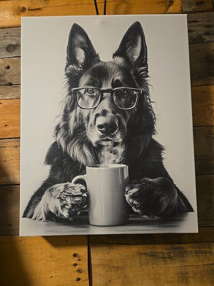 German Shepard Canvas